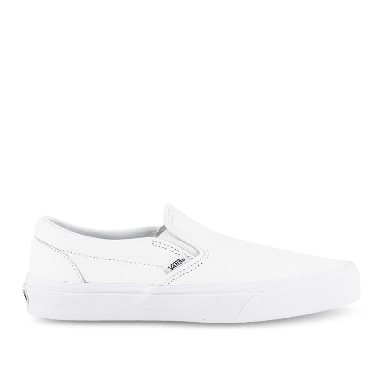 Vans CLASSIC SLIP-ON (PREMIUM LEATHER) Mens Womens - True White VN0A5AO8W00 Shoes