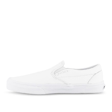 Vans CLASSIC SLIP-ON (PREMIUM LEATHER) Mens Womens - True White VN0A5AO8W00 Shoes