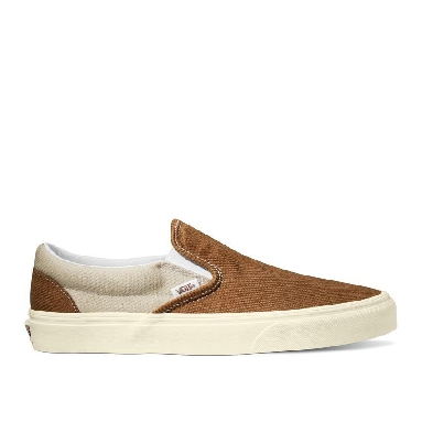 Vans Classic Slip-On Twill Mens Womens - Desert Twill Brown/Beige VN0A5JMHBUE Shoes