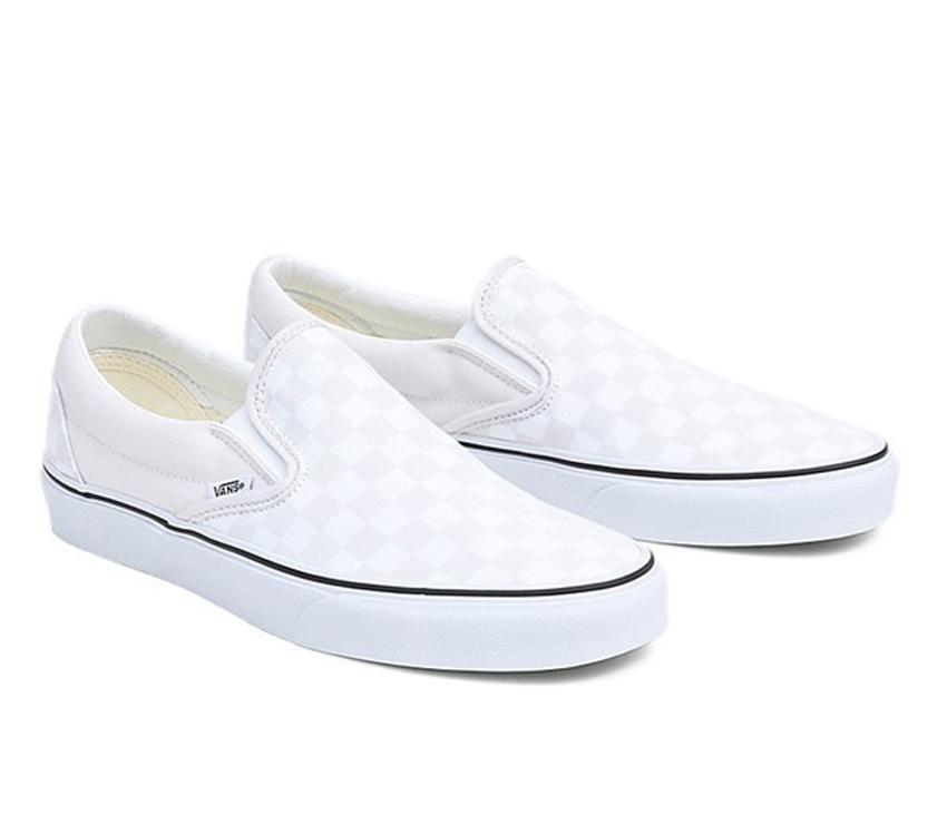 Vans Classic Slip-On Mens Womens - Color Theory Checkerboard Cloud VN0A5JMHCOI Shoes