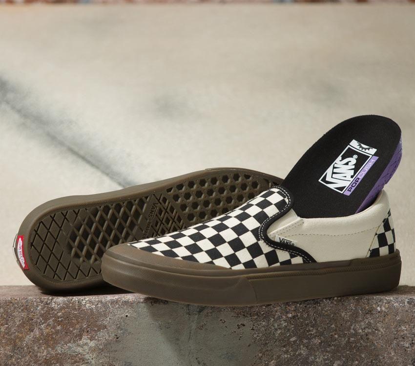 Vans Skate Slip-On Checkerboard Mens Womens - Checkerboard Black/Dark Gum VN0005V139L Shoes