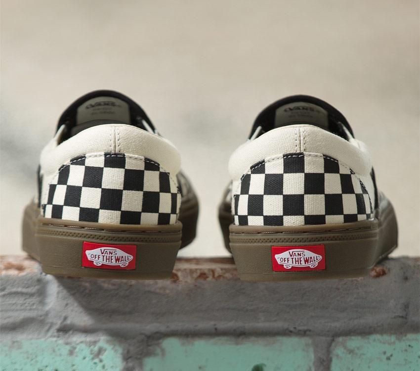 Vans Skate Slip-On Checkerboard Mens Womens - Checkerboard Black/Dark Gum VN0005V139L Shoes