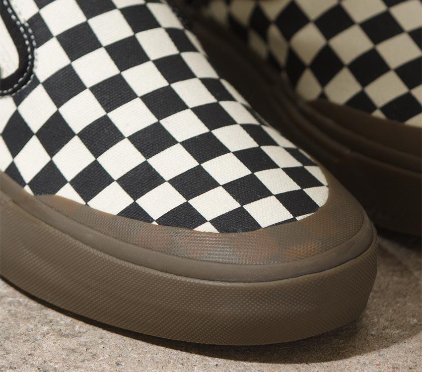 Vans Skate Slip-On Checkerboard Mens Womens - Checkerboard Black/Dark Gum VN0005V139L Shoes