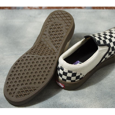 Vans Skate Slip-On Checkerboard Mens Womens - Checkerboard Black/Dark Gum VN0005V139L Shoes