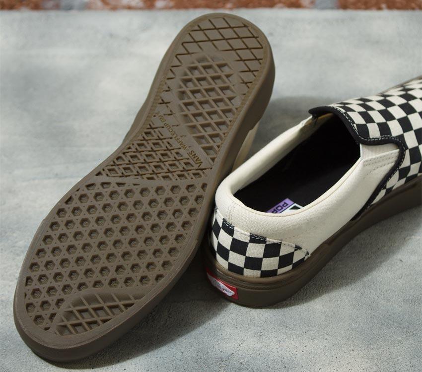 Vans Skate Slip-On Checkerboard Mens Womens - Checkerboard Black/Dark Gum VN0005V139L Shoes