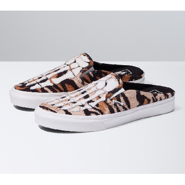 Vans Classic Slip-On Mule Hazy Bones Mens Womens - Hazy Bones Blanc De Blanc VN0A4P3UJVY Shoes