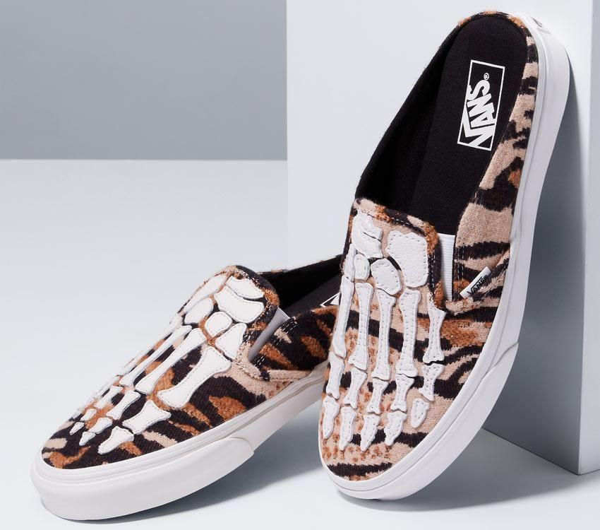 Vans Classic Slip-On Mule Hazy Bones Mens Womens - Hazy Bones Blanc De Blanc VN0A4P3UJVY Shoes