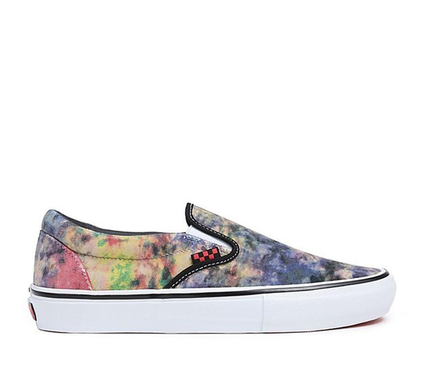 Vans Skate Slip-On Tie-Dye Mens Womens - Tie-Dye Terry Black/Multi VN0A5FCABML Shoes