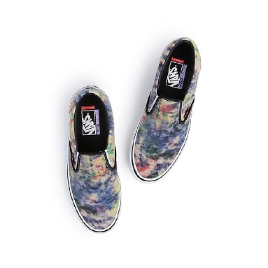 Vans Skate Slip-On Tie-Dye Mens Womens - Tie-Dye Terry Black/Multi VN0A5FCABML Shoes