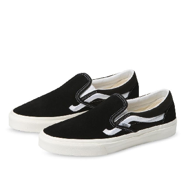 Vans CLASSIC SLIP-ON SIDESTRIPE Mens Womens - Sidestripe Black VN0A5JMHBL8 Shoes