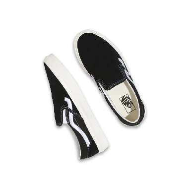 Vans CLASSIC SLIP-ON SIDESTRIPE Mens Womens - Sidestripe Black VN0A5JMHBL8 Shoes