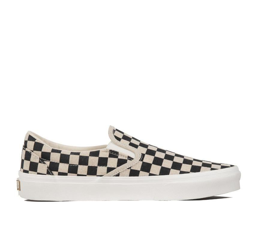 Vans Classic Slip-On Eco Theory Mens Womens - Eco Theory Checkerboard VN0A5JMH705 Shoes