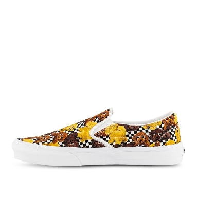 Vans Classic Slip-On Pets Checkerboard Mens Womens - Animal Checkerboard Potting Soil VN0A7VCFDMV Shoes