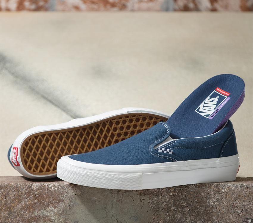 Vans Skate Slip-On Mens Womens - Wrapped Dark Denim VN0A5FCADDN Shoes