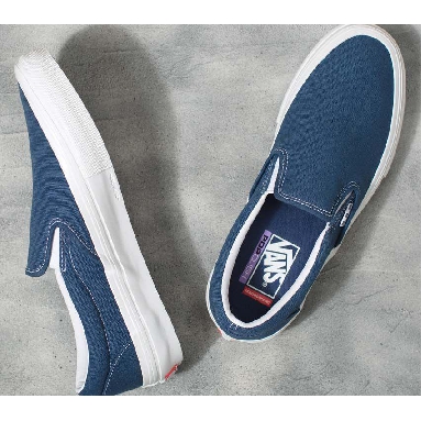 Vans Skate Slip-On Mens Womens - Wrapped Dark Denim VN0A5FCADDN Shoes