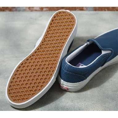 Vans Skate Slip-On Mens Womens - Wrapped Dark Denim VN0A5FCADDN Shoes