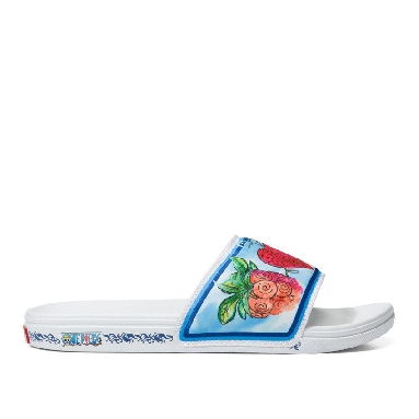 Vans X One Piece La Costa Slide-On Mens Womens - One Piece Devil Fruit True Blue VN0A5HF57WM Shoes