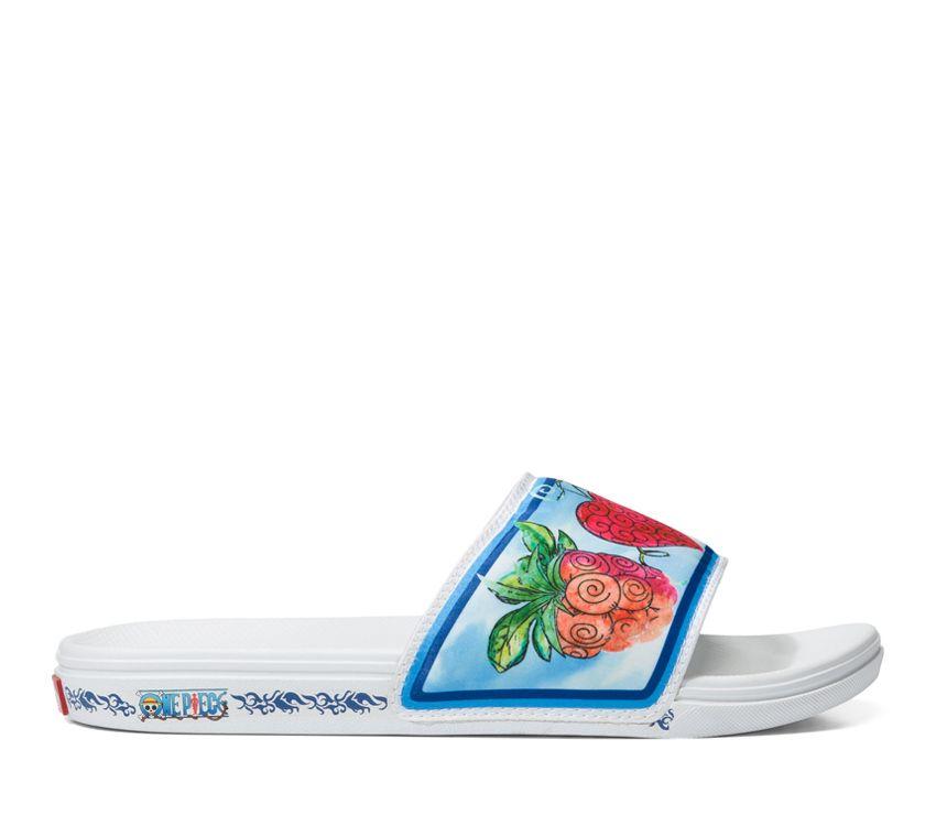 Vans X One Piece La Costa Slide-On Mens Womens - One Piece Devil Fruit True Blue VN0A5HF57WM Shoes