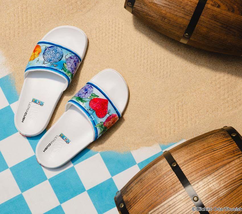 Vans X One Piece La Costa Slide-On Mens Womens - One Piece Devil Fruit True Blue VN0A5HF57WM Shoes