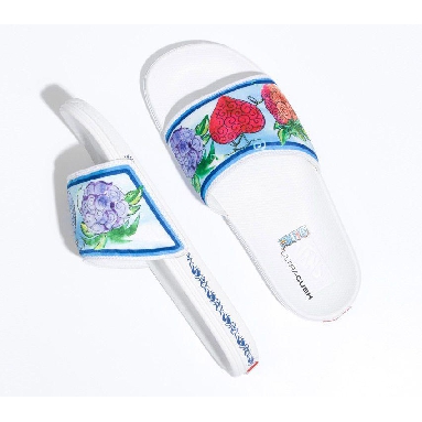 Vans X One Piece La Costa Slide-On Mens Womens - One Piece Devil Fruit True Blue VN0A5HF57WM Shoes