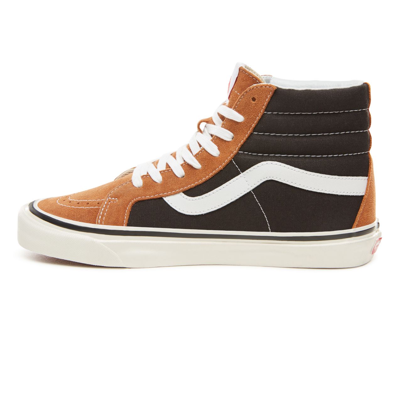 Vans Anaheim Factory Sk8-Hi 38 Dx Classic Mens Womens - (Anaheim Factory) Og Hart Brown/Og Black VN0A38GFUQ2 Shoes