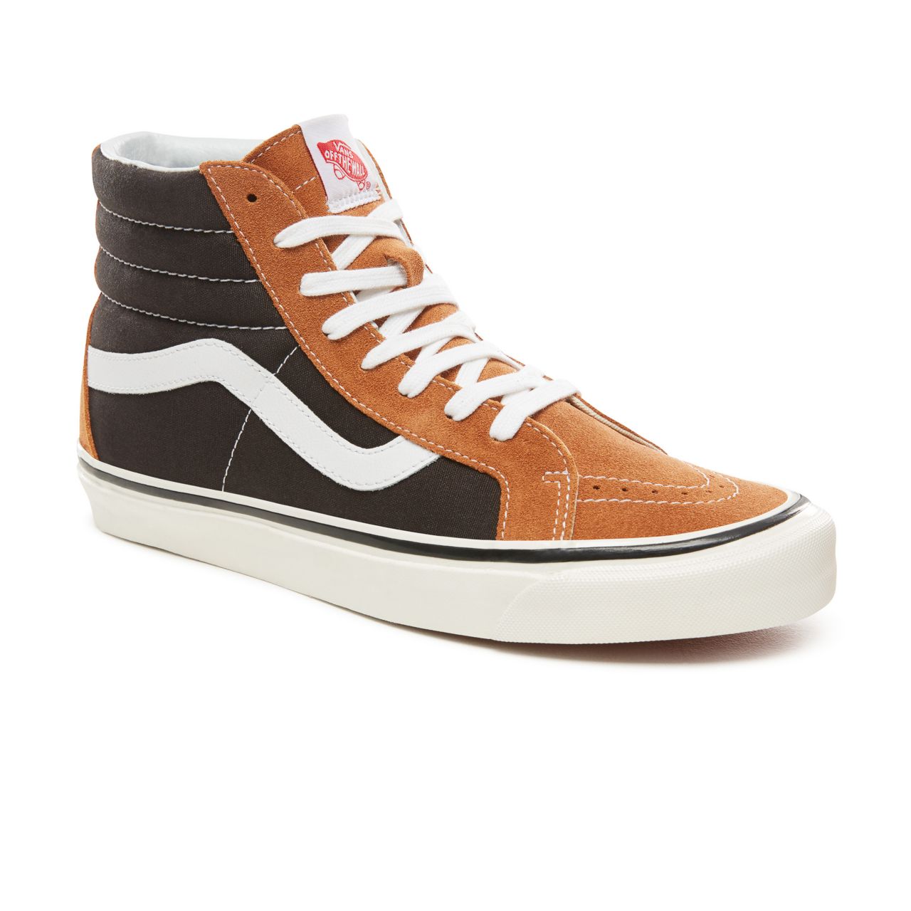 Vans Anaheim Factory Sk8-Hi 38 Dx Classic Mens Womens - (Anaheim Factory) Og Hart Brown/Og Black VN0A38GFUQ2 Shoes