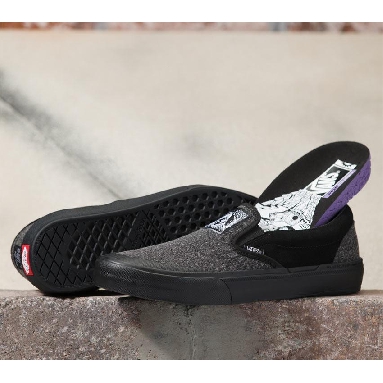 Vans Bmx Slip-On Fast And Loose Mens Womens - Fast And Loose Black VN0005V1BLA Shoes