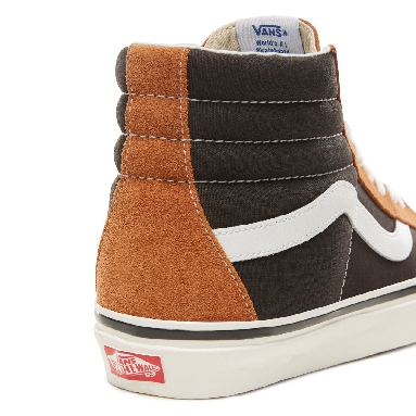 Vans Anaheim Factory Sk8-Hi 38 Dx Classic Mens Womens - (Anaheim Factory) Og Hart Brown/Og Black VN0A38GFUQ2 Shoes