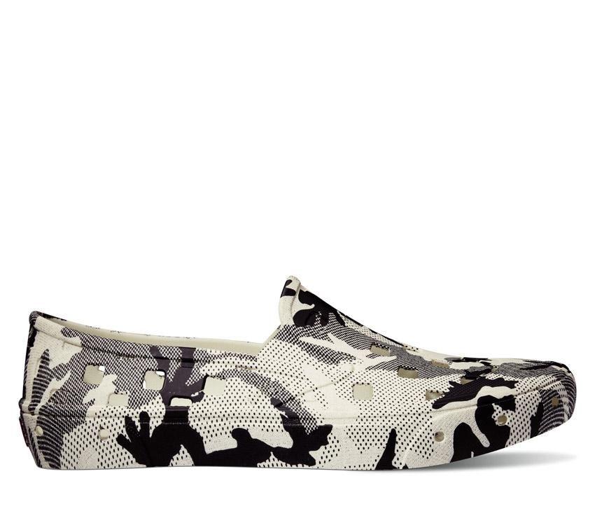 Vans Slip-On Trk Mens Womens - Arctic Camo Black/Marshmallow VN0A5HF81KP Shoes