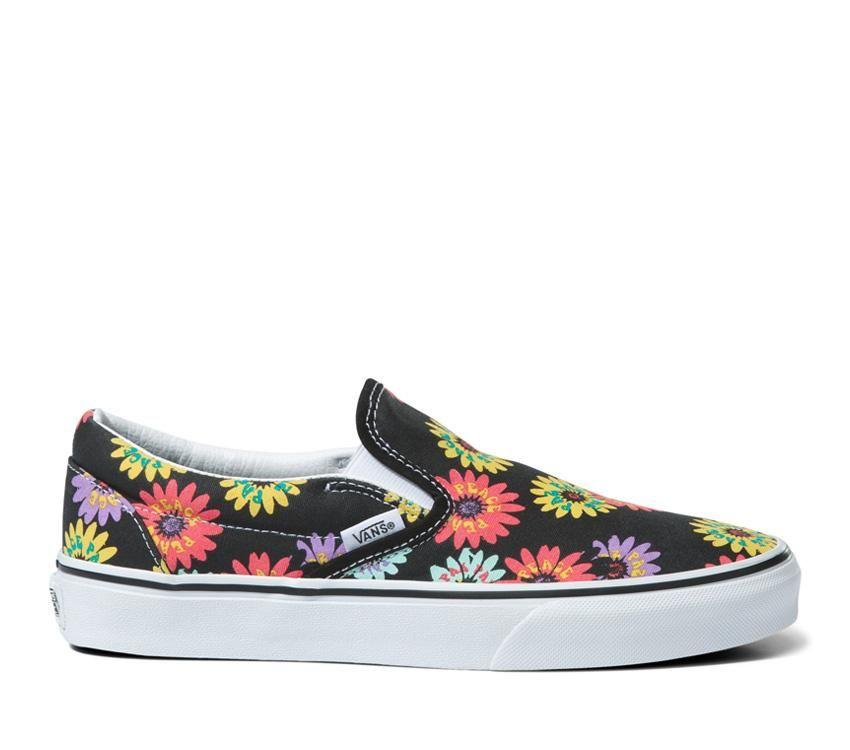 Vans Classic Slip-On Mens Womens - Peace Floral Floral VN0A5JMHNX0 Shoes