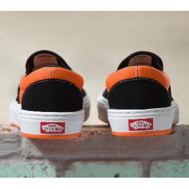 Vans Skate Slip-On Mens Womens - Black/Neon Orange VN0005V16IQ Shoes