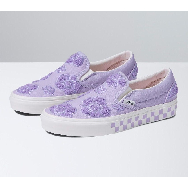 Vans X Em On Holiday Classic Slip-On Mens Womens - Em On Holiday Multi/True White VN0A5JMH6GL Shoes