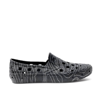 Vans x Nathan Florence Slip-On Trk Womens - Nathan Florence Black/Grey VN0A5HF8N42 Shoes