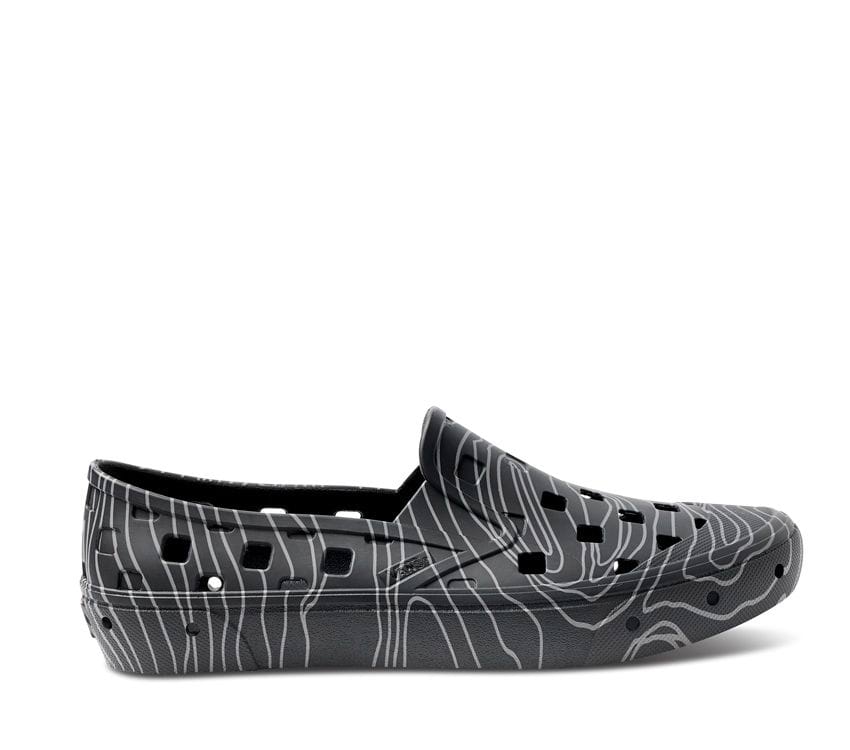 Vans x Nathan Florence Slip-On Trk Womens - Nathan Florence Black/Grey VN0A5HF8N42 Shoes