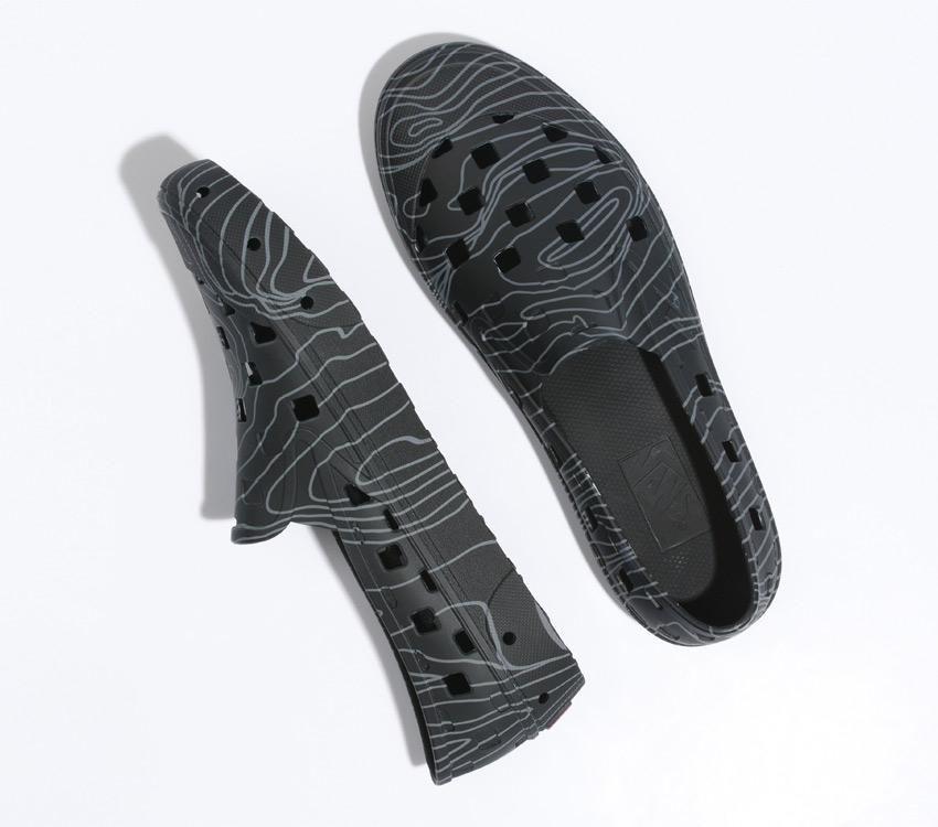 Vans x Nathan Florence Slip-On Trk Womens - Nathan Florence Black/Grey VN0A5HF8N42 Shoes