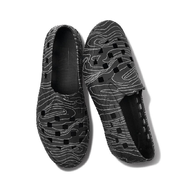 Vans x Nathan Florence Slip-On Trk Womens - Nathan Florence Black/Grey VN0A5HF8N42 Shoes