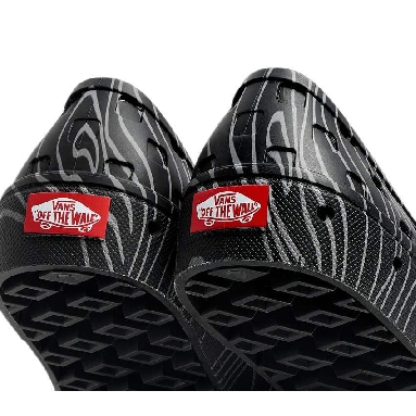 Vans x Nathan Florence Slip-On Trk Womens - Nathan Florence Black/Grey VN0A5HF8N42 Shoes