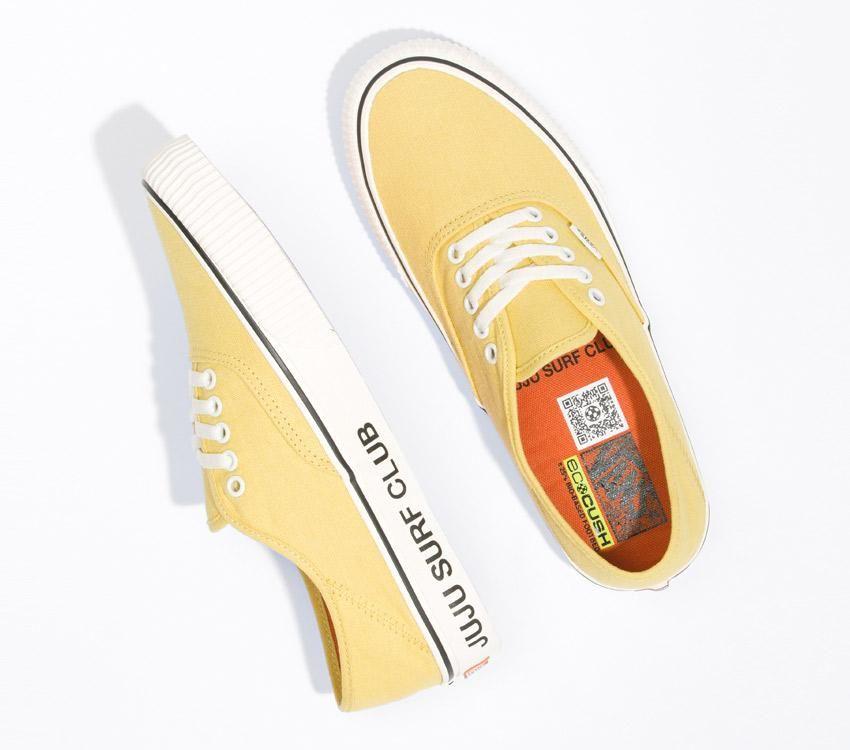 Vans x Juju Sc Authentic Vr3 Sf Mens Womens - Juju Surf Club Mineral Yellow VN0A4BX550X Shoes