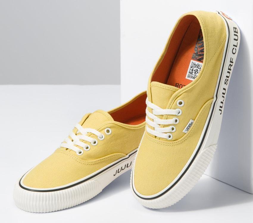 Vans x Juju Sc Authentic Vr3 Sf Mens Womens - Juju Surf Club Mineral Yellow VN0A4BX550X Shoes