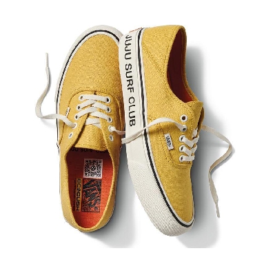 Vans x Juju Sc Authentic Vr3 Sf Mens Womens - Juju Surf Club Mineral Yellow VN0A4BX550X Shoes