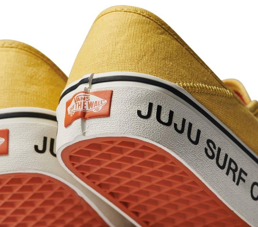 Vans x Juju Sc Authentic Vr3 Sf Mens Womens - Juju Surf Club Mineral Yellow VN0A4BX550X Shoes