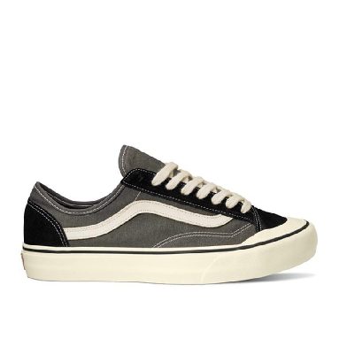 Vans Style 136 Decon Vr3 Sf Mens Womens - Salt Wash Black/Black/Marshmallow VN0A4BX9T5O Shoes