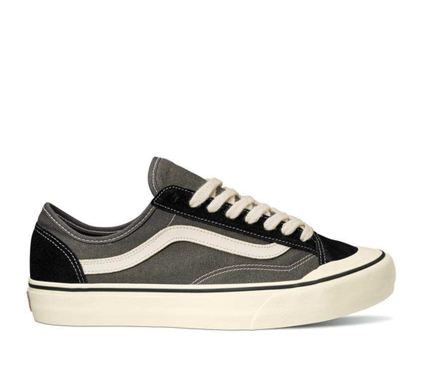 Vans Style 136 Decon Vr3 Sf Mens Womens - Salt Wash Black/Black/Marshmallow VN0A4BX9T5O Shoes