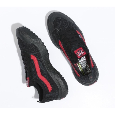 Vans x Nathan Florence Ultrarange Vr3 Mens Womens - Nathan Florence Black/Red VN0A4BXB458 Shoes