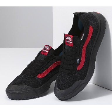 Vans x Nathan Florence Ultrarange Vr3 Mens Womens - Nathan Florence Black/Red VN0A4BXB458 Shoes