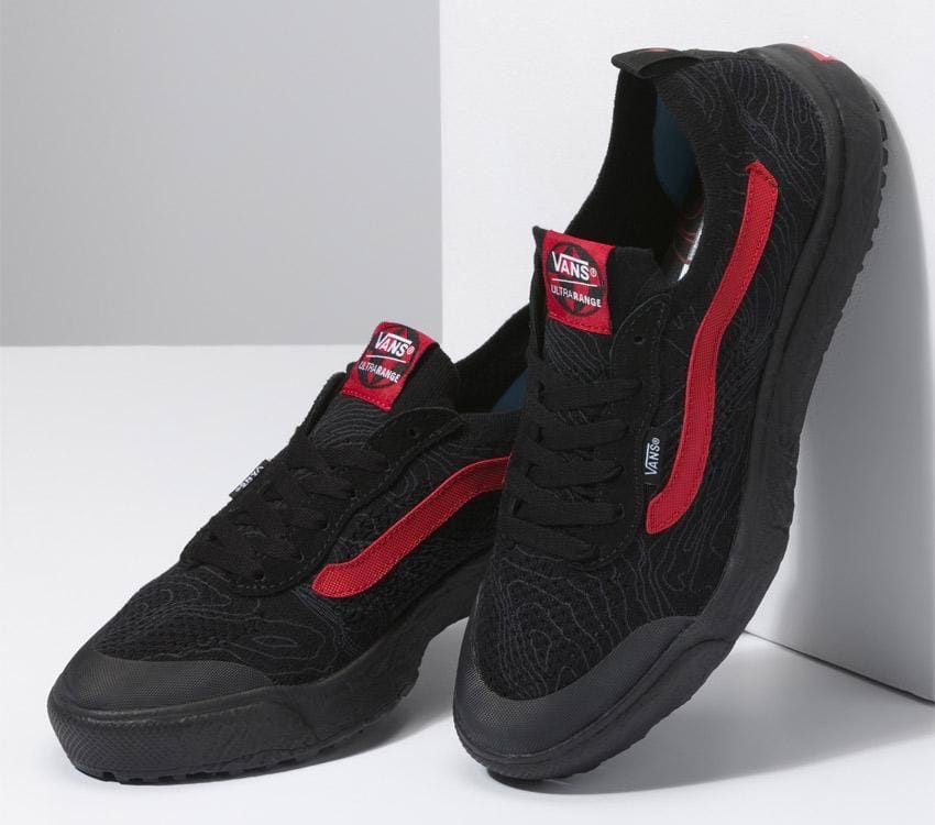 Vans x Nathan Florence Ultrarange Vr3 Mens Womens - Nathan Florence Black/Red VN0A4BXB458 Shoes