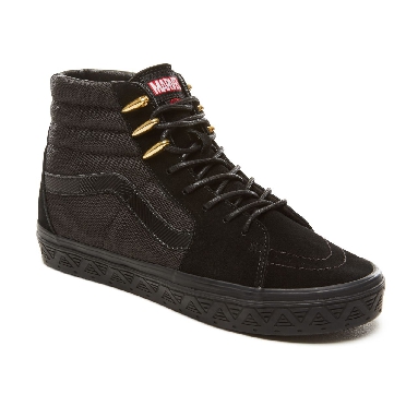 Vans X Marvel SK8-Hi Classic Mens Womens - (Marvel) Black Panther/Black VA38GEUBH Shoes