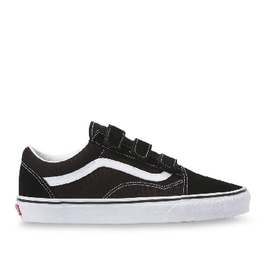 Vans Old Skool Velcro Mens Womens - Black/True White VN0A3D29OIU Shoes