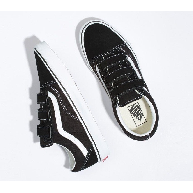 Vans Old Skool Velcro Mens Womens - Black/True White VN0A3D29OIU Shoes