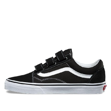 Vans Old Skool Velcro Mens Womens - Black/True White VN0A3D29OIU Shoes